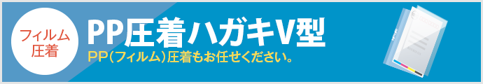 PP圧着はがき V型